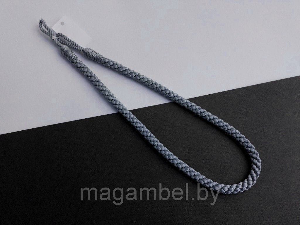 Подхват тонкий для штор и гардин голубого М52