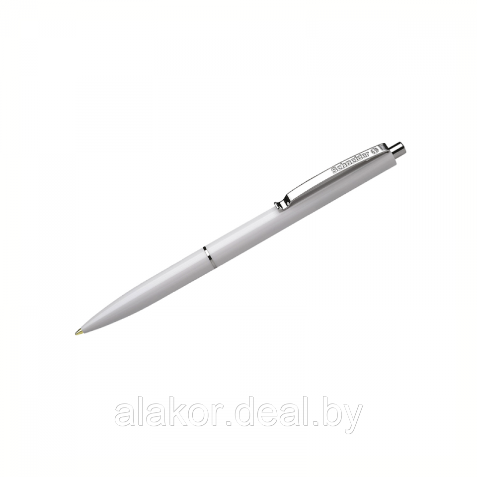 Ручка шариковая автоматическая Schneider K15, 1 мм, стерж. синий, корпус белый - фото 1 - id-p216904574
