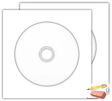Диск DVD-R 4.7Gb 16x Maxell Printable, в бумажном конверте