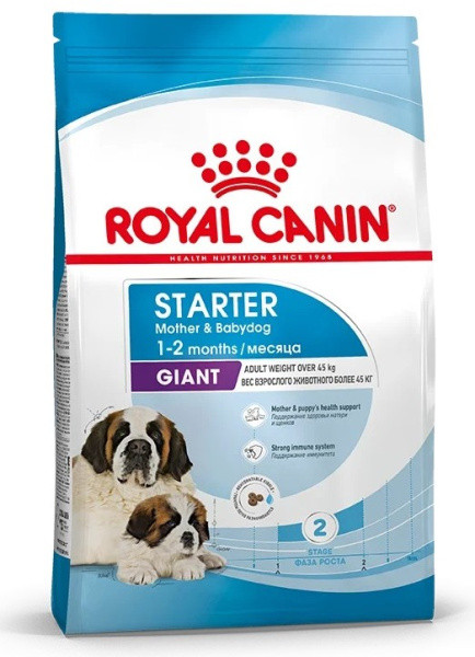 Сухой корм для щенков Royal Canin Giant Starter 4 кг - фото 1 - id-p215236069