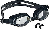 Очки для плавания, серия "Регуляр", черные, цвет линзы - серый (Swimming goggles), фото 7