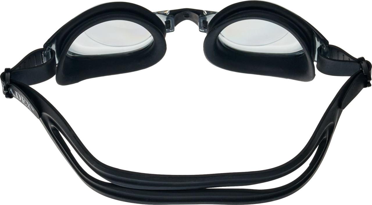 Очки для плавания, серия "Регуляр", черные, цвет линзы - серый (Swimming goggles) - фото 9 - id-p216714034