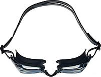 Очки для плавания, серия "Регуляр", черные, цвет линзы - серый (Swimming goggles), фото 10