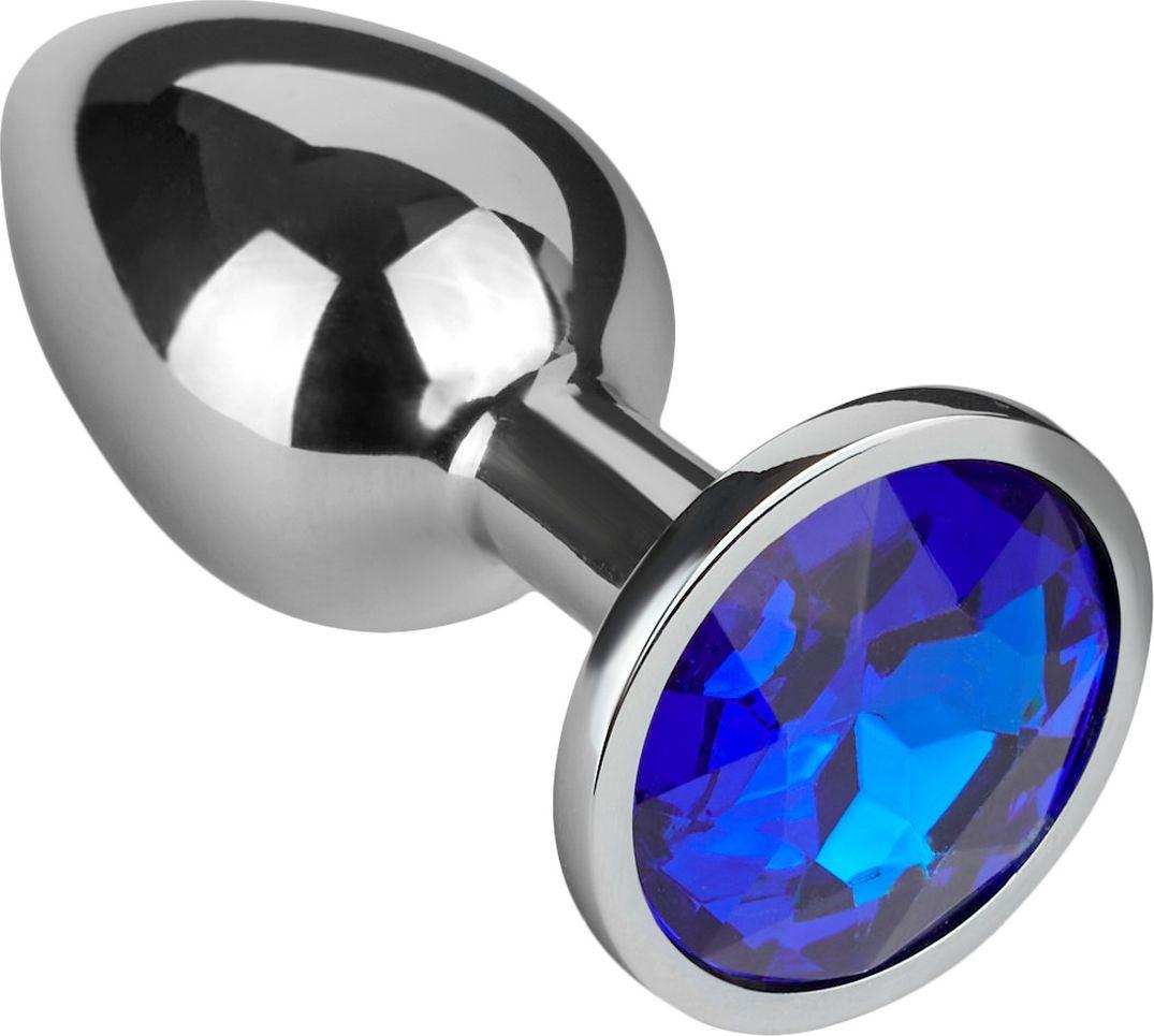 Анальная пробка S Candy An., голубой (Anal plug (S) light blue gem / flannel black)