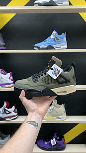 Кроссовки Air Jordan 4 Retro Olive Beige Black