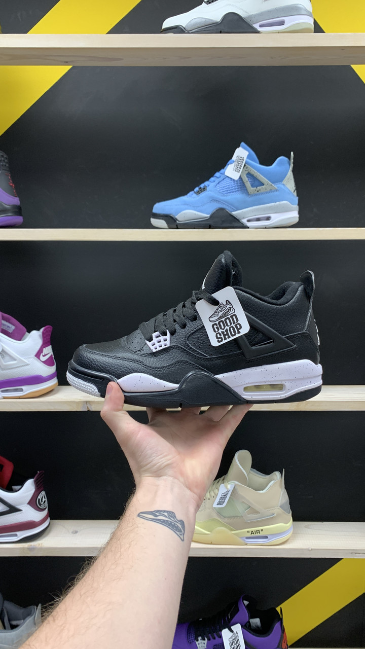 Кроссовки Air Jordan 4 Retro Black White