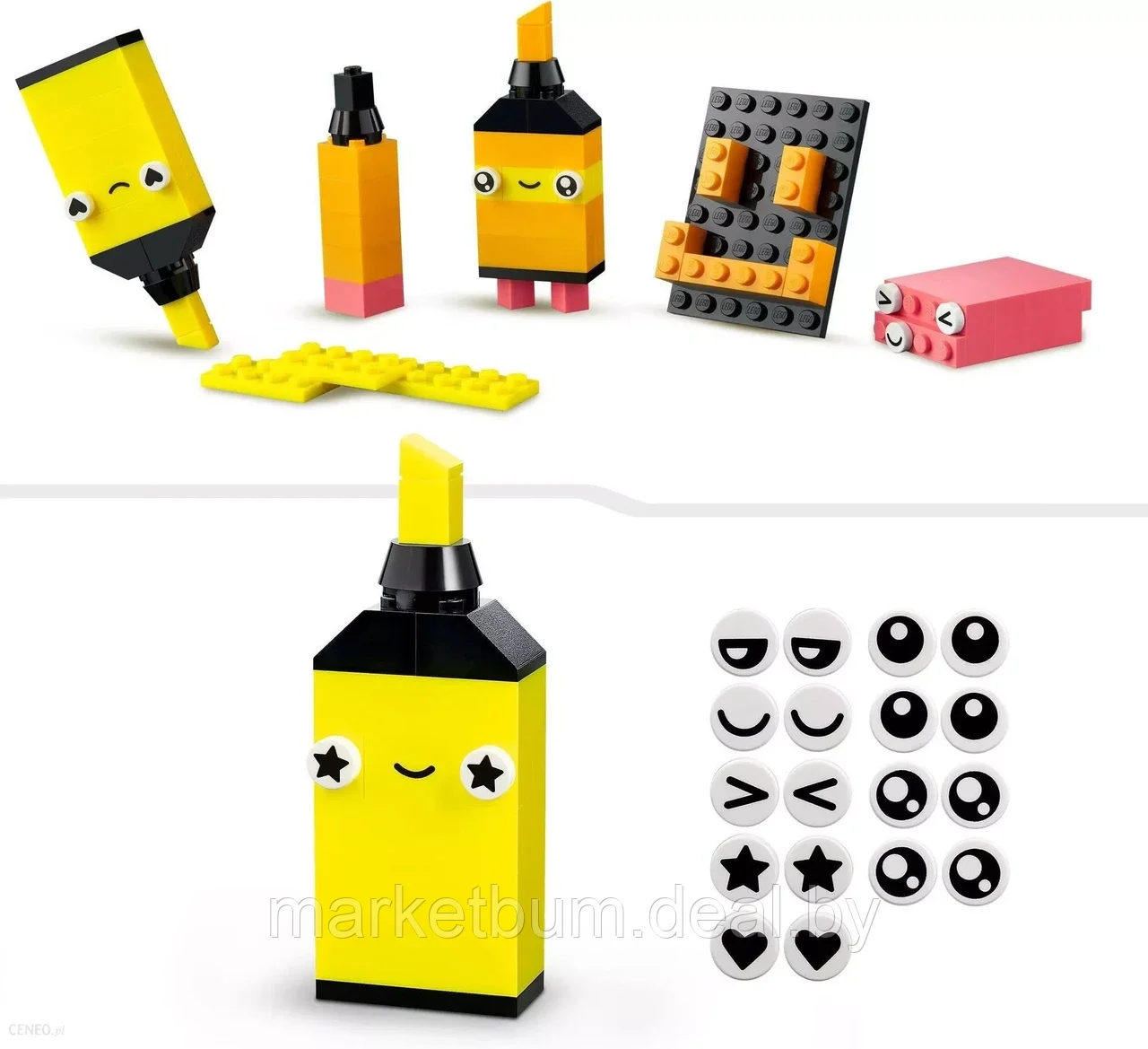 Конструктор LEGO Classic 11027, Творческая игра с неоновыми цветами - фото 4 - id-p216908276