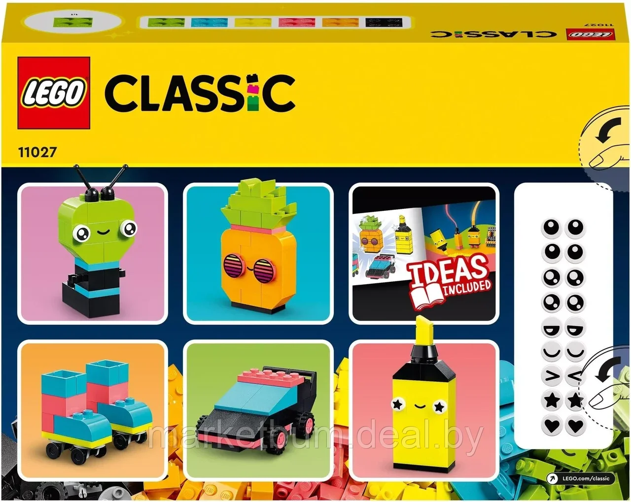 Конструктор LEGO Classic 11027, Творческая игра с неоновыми цветами - фото 3 - id-p216908276