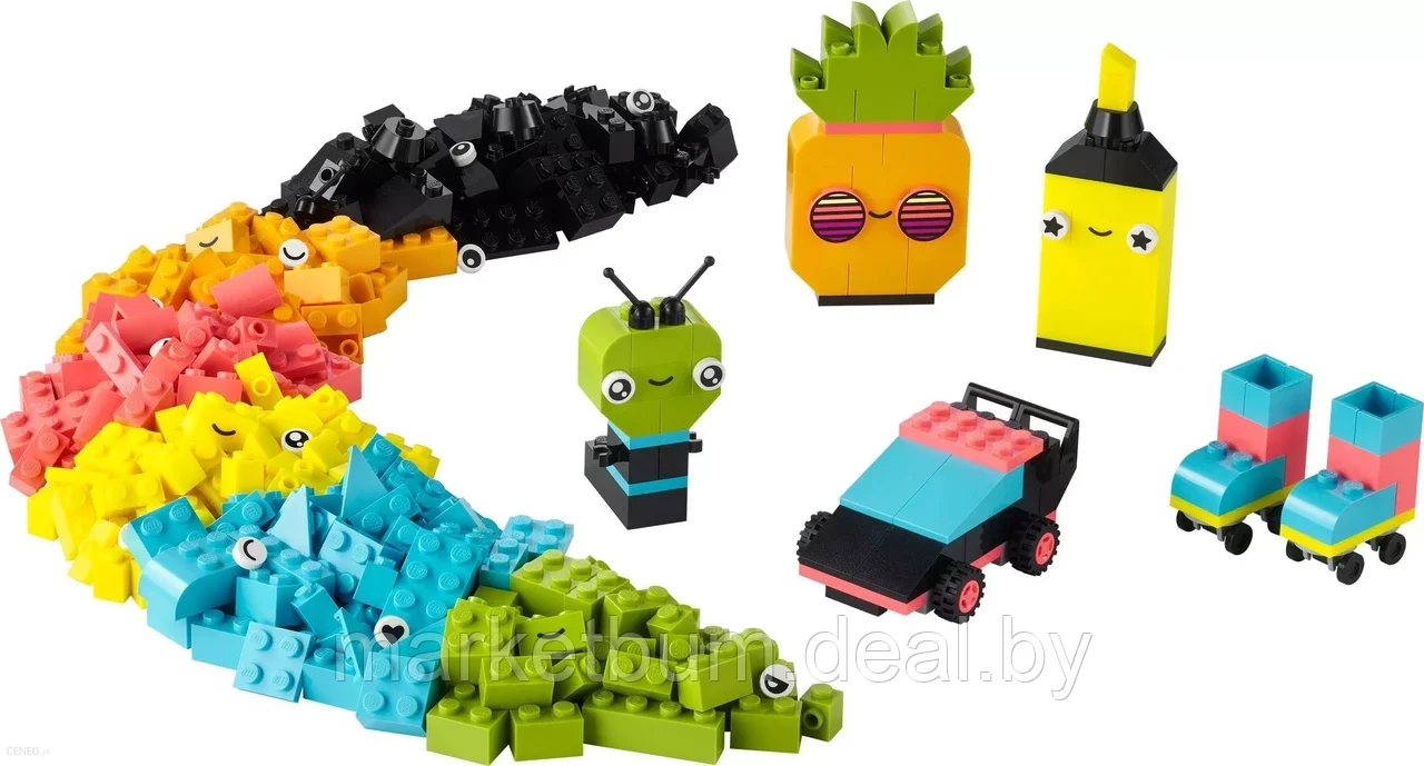 Конструктор LEGO Classic 11027, Творческая игра с неоновыми цветами - фото 5 - id-p216908276