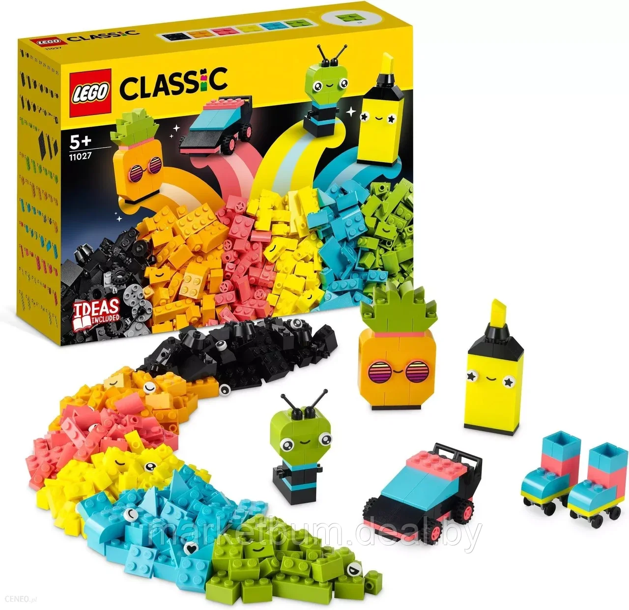 Конструктор LEGO Classic 11027, Творческая игра с неоновыми цветами - фото 1 - id-p216908276