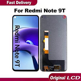 Дисплей (экран) для Xiaomi Redmi Note 9T Original c тачскрином, черный