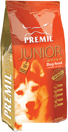 Корм для собак Premil Junior 15 кг - фото 1 - id-p215428710