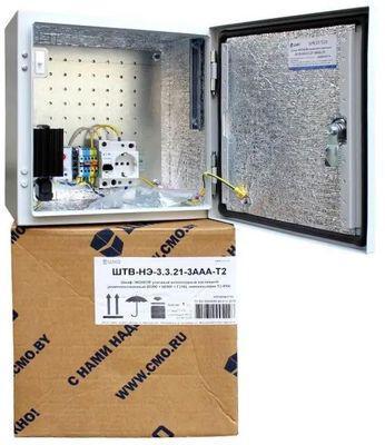 Шкаф монтажный ЦМО ШТВ-НЭ-5.5.25-3ААА-Т2 настенный, стальная передняя дверь, 500x500x250 мм - фото 4 - id-p214506646