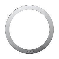 Магнитное кольцо MagSafe для телефона iPhone Baseus Halo Series Magnetic Ring (2шт) (PCCH000002) серебро