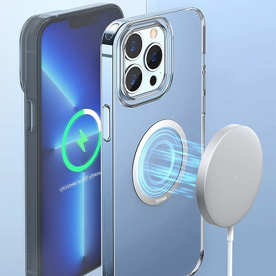 Магнитное кольцо MagSafe для телефона iPhone Baseus Halo Series Magnetic Ring (2шт) (PCCH000002) серебро - фото 3 - id-p216912138