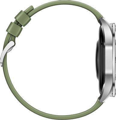 Смарт-часы Huawei Watch GT 4 Phoinix-B19W, 46мм, 1.43", серебристый / зеленый [55020bgy] - фото 5 - id-p216341986