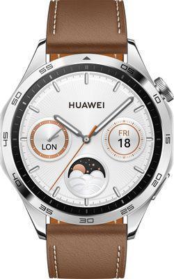 Смарт-часы Huawei Watch GT 4 Phoinix-B19L, 46мм, 1.43", серебристый / коричневый [55020bgx] - фото 2 - id-p216341987
