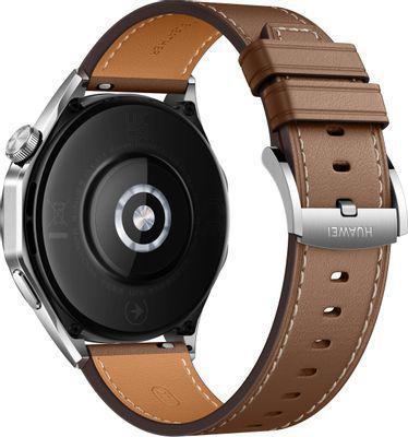 Смарт-часы Huawei Watch GT 4 Phoinix-B19L, 46мм, 1.43", серебристый / коричневый [55020bgx] - фото 4 - id-p216341987