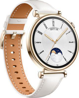 Смарт-часы Huawei Watch GT 4 Aurora-B19L, 41.3мм, 1.32", белый / белый [55020bhx] - фото 1 - id-p216341990