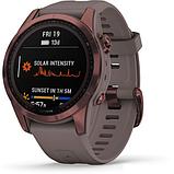 Умные часы Garmin Fenix 7S Sapphire Solar 42 мм (темно-бронзовый титан/сланцевый), фото 2