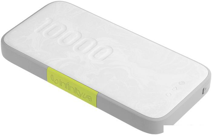 Внешний аккумулятор Infinity InstantGo Built-in Lightning 10000mAh (белый) - фото 3 - id-p216010425