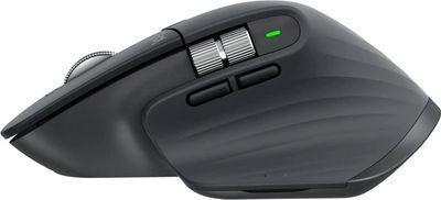 Мышь Logitech MX Master 3S, оптическая, беспроводная, USB, графитовый [910-006565] - фото 3 - id-p216151416