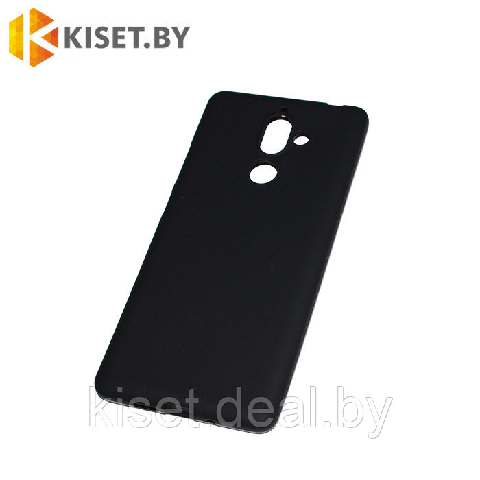 Силиконовый чехол KST MC для Nokia 7 Plus черный матовый - фото 1 - id-p216912722