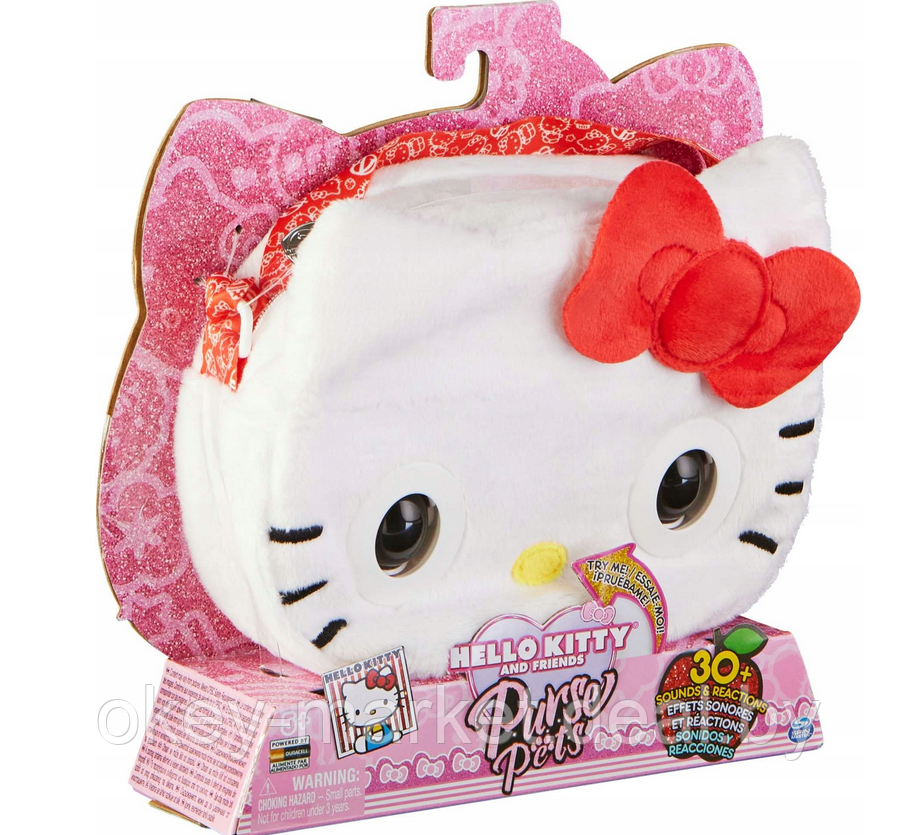 Интерактивная сумочка Purse Pets Hello Kitty 6064595 - фото 9 - id-p216913444