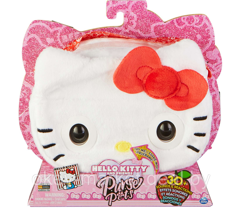 Интерактивная сумочка Purse Pets Hello Kitty 6064595 - фото 10 - id-p216913444