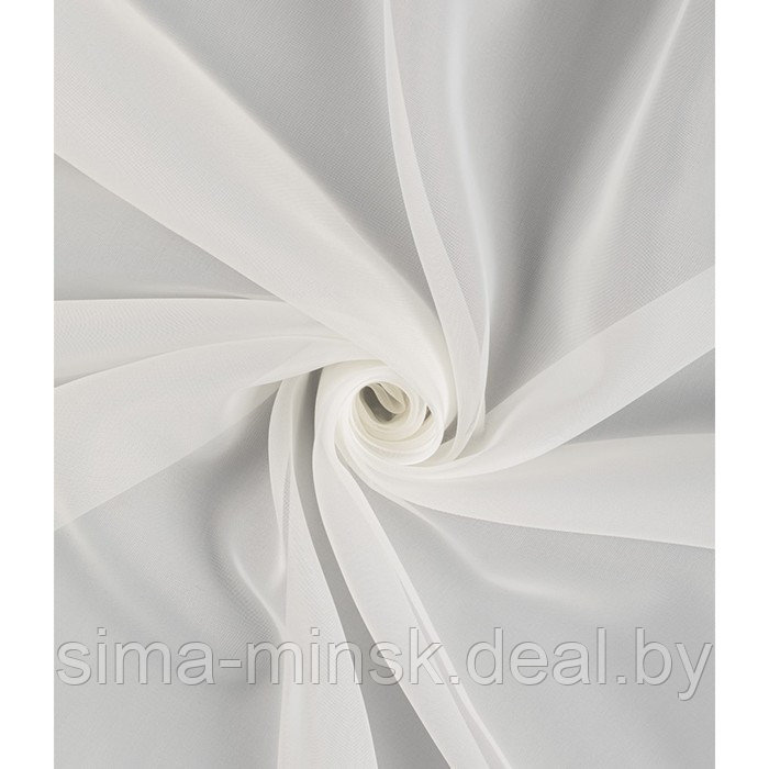 Тюль «Вуаль», размер 500x260 см, цвет молочный - фото 1 - id-p216900503