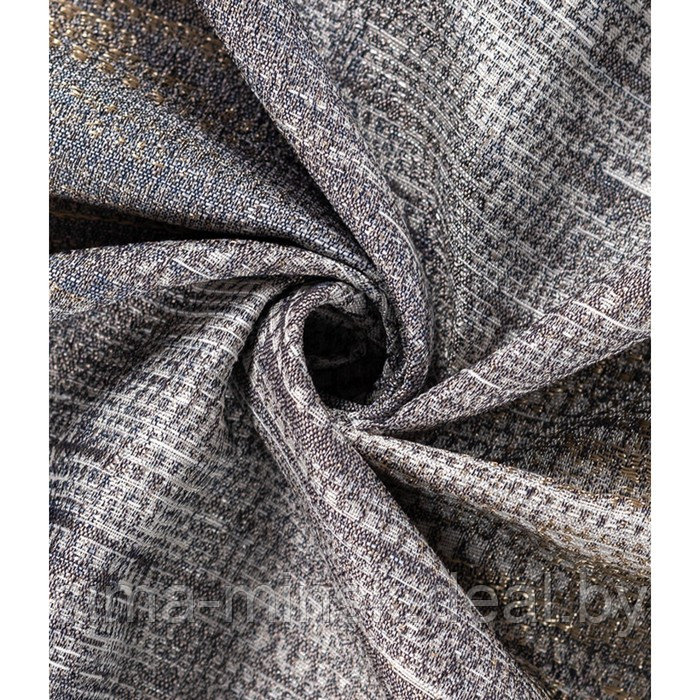 Штора «Сияние», размер 150x260 см, цвет серый - фото 1 - id-p216900147