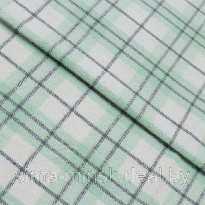 Ткань костюмная, ширина 150 см, цвет серо-зелёный - фото 1 - id-p216900999