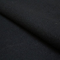 Ткань пальтовая, сукно, ширина 150 см, цвет чёрный
