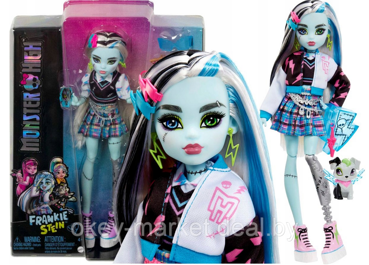 Кукла Mattel Monster High Frankie Stein HHK53 - фото 1 - id-p216913514