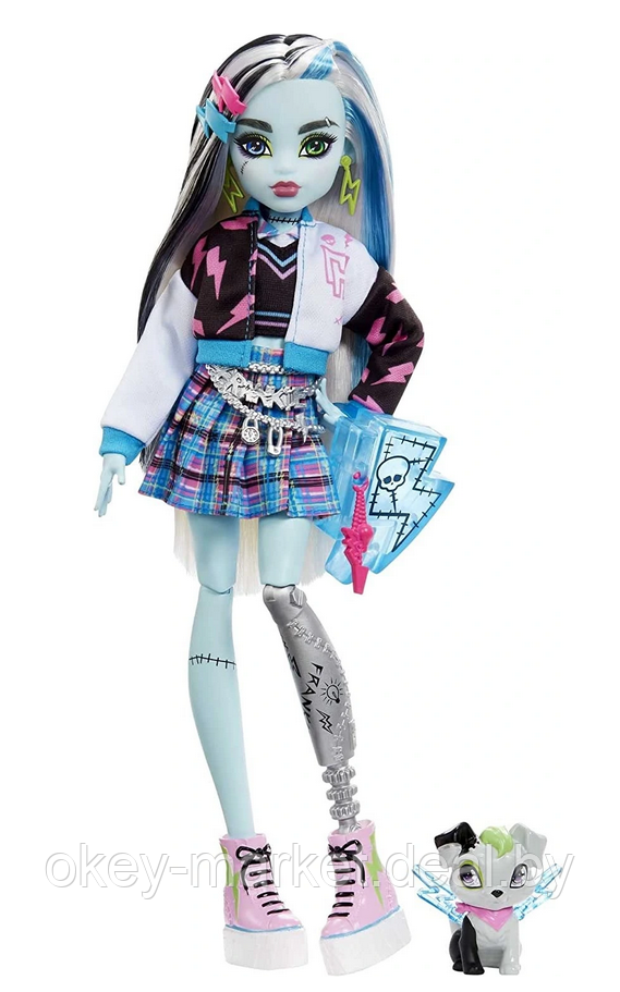 Кукла Mattel Monster High Frankie Stein HHK53 - фото 2 - id-p216913514