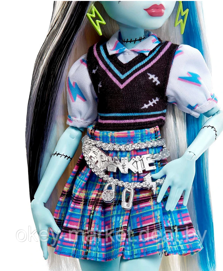 Кукла Mattel Monster High Frankie Stein HHK53 - фото 7 - id-p216913514