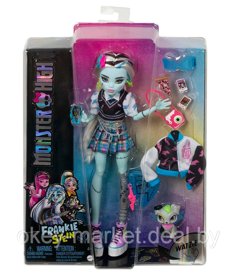 Кукла Mattel Monster High Frankie Stein HHK53 - фото 6 - id-p216913514
