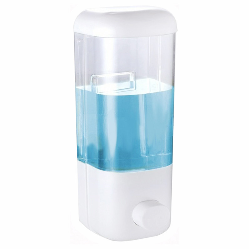Дозатор для жидкого мыла настенный 500 мл белый - фото 1 - id-p150163563