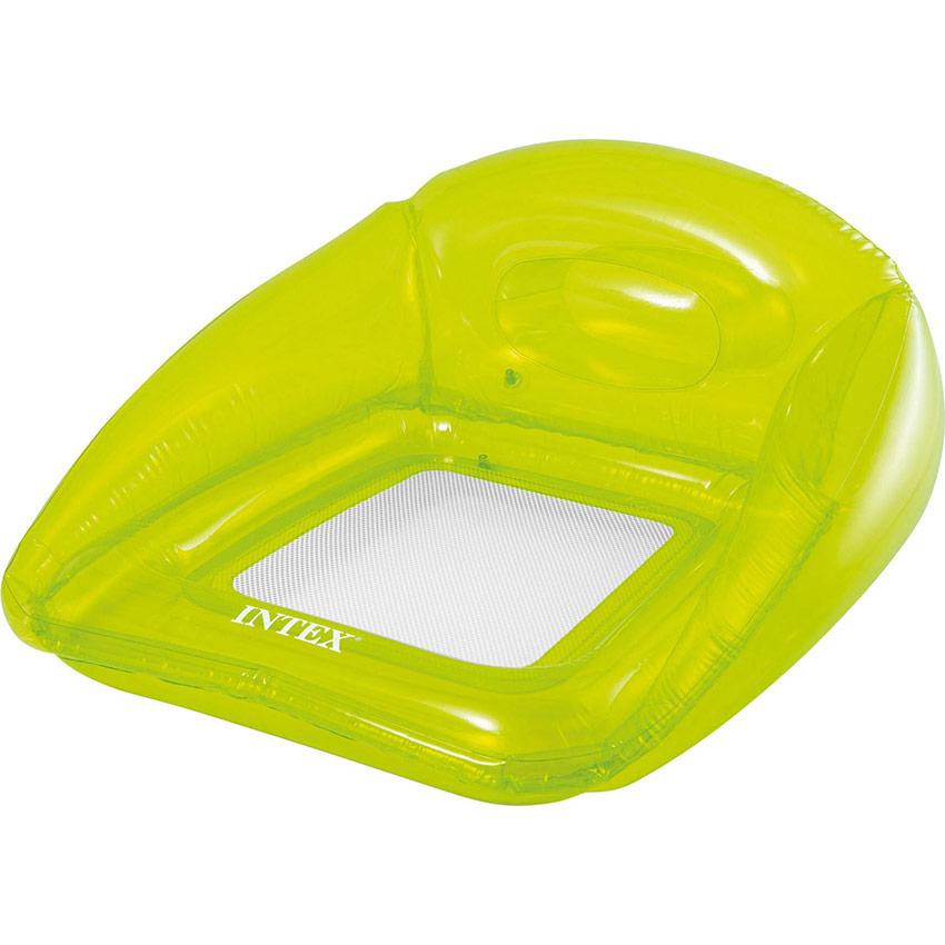 Шезлонг для плавания Intex 56802 104х102см (салатовый)