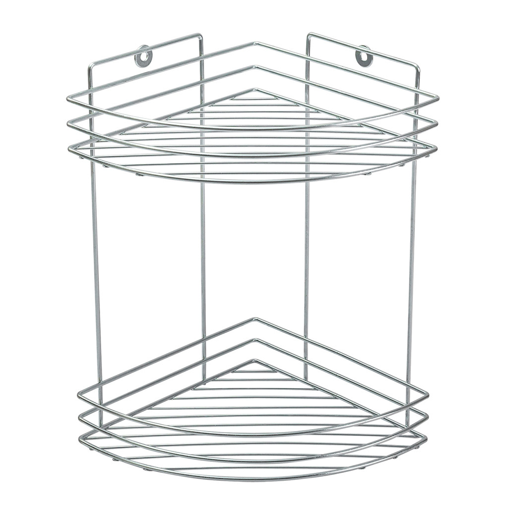 Полка угловая 2-ярусная Rosenberg RUS-385298-2Zn (27*20*31 см)
