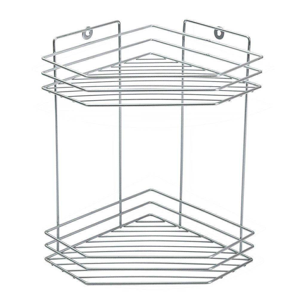 Полка угловая 2-ярусная Rosenberg RUS-385301-2Zn (27*20*31 см) - фото 1 - id-p216715334