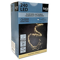 Гирлянда светодиодная «Хвост» String Light, 2 м, 240 ламп (теплый белый, 84077) Luca lighting