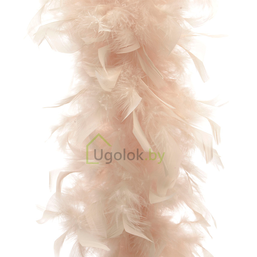 Гирлянда декоративная из перьев Боа Kaemingk 1.5 м жемчужный - фото 1 - id-p215280610