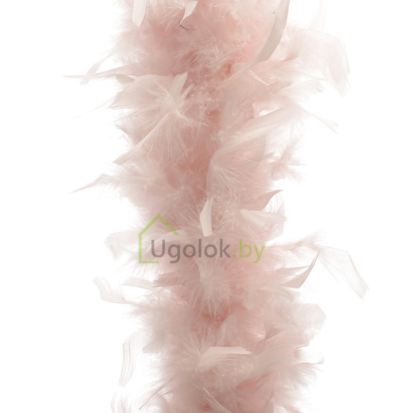 Гирлянда декоративная из перьев Боа Kaemingk 1.5 м розовый - фото 1 - id-p215280611