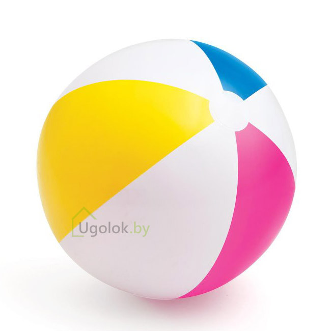 Мяч пляжный Intex четырёхцветный 61 см (59030NP) - фото 1 - id-p120281842