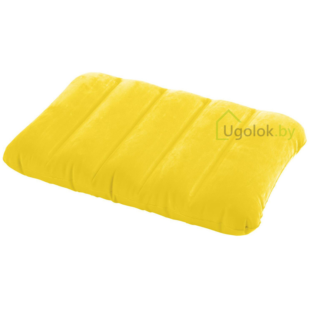 Подушка надувная Intex 68676 Kidz 43x28x9 см, желтая - фото 1 - id-p178455748