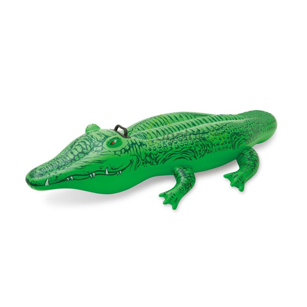 Надувная игрушка-наездник Intex Крокодильчик 168х86 см (58546NP) 3+ - фото 1 - id-p120281866