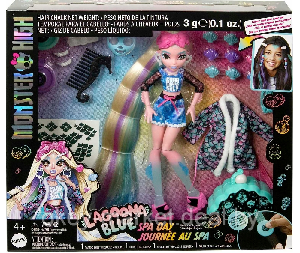 Коллекционная кукла Mattel Monster High Lagoona Blue HKY69 - фото 7 - id-p216913531