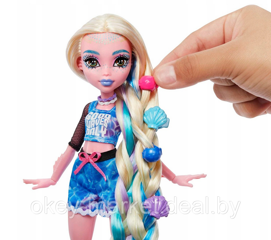 Коллекционная кукла Mattel Monster High Lagoona Blue HKY69 - фото 10 - id-p216913531