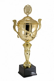 Кубок "Император" , с крышкой ,  высота 51  см,чаша 14 см  арт.801-400-140 КЗ140